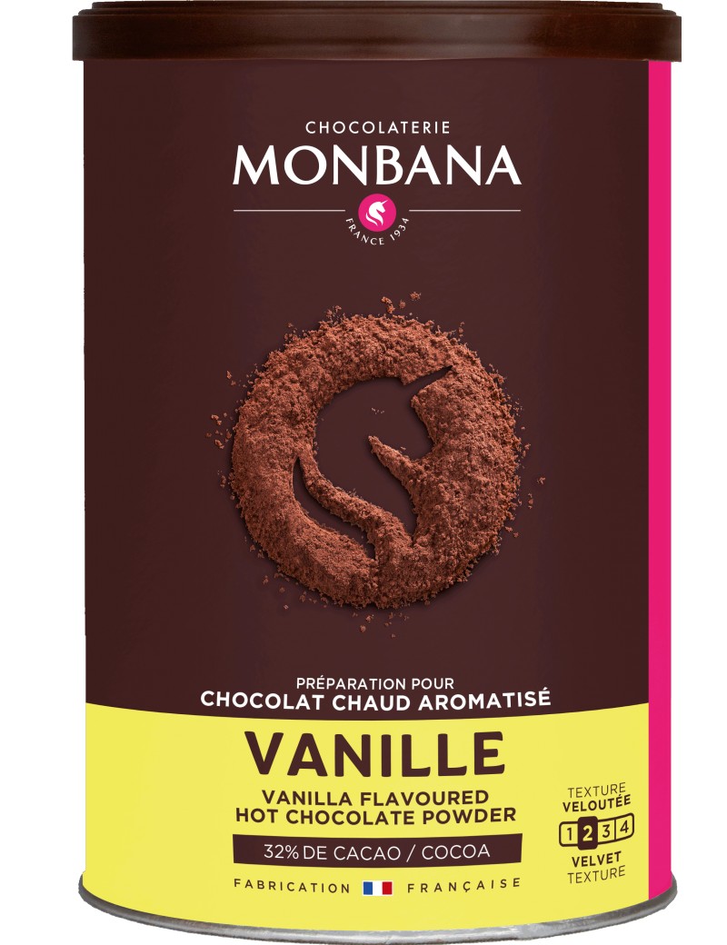 Chocolat en poudre aromatisé Vanille - Boîte 250g